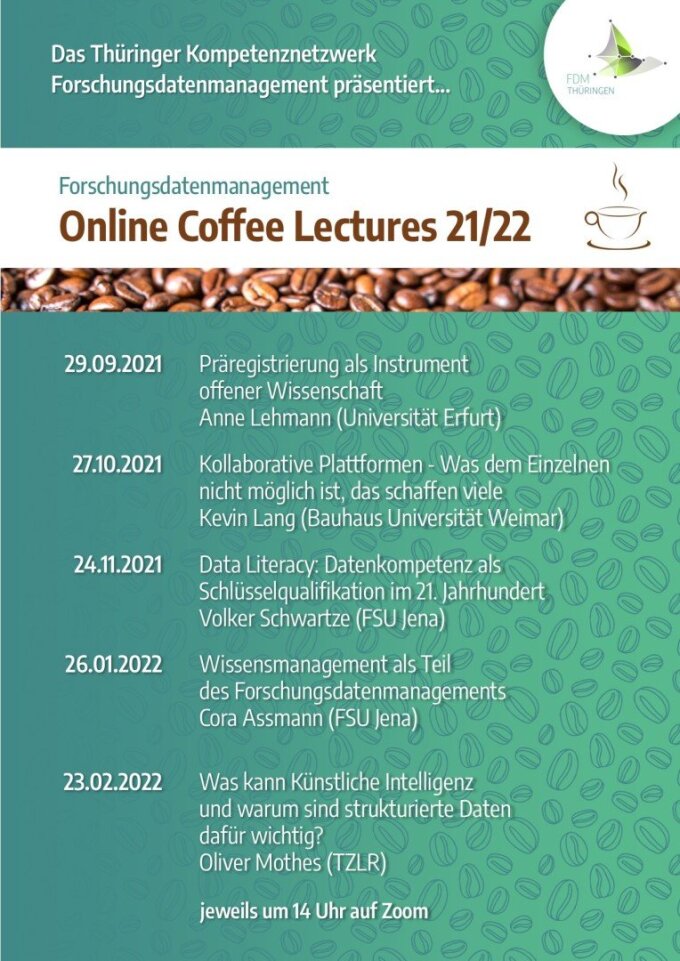 Coffee Lecture Flyer