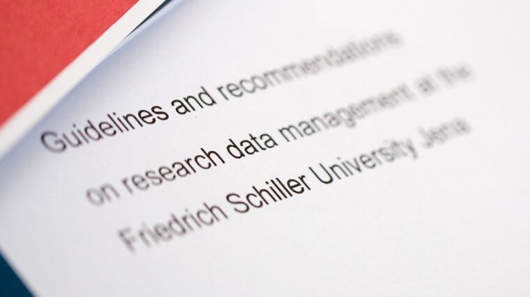 Guidelines on research data management at the FSU Jena